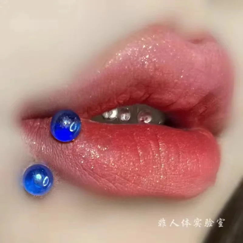 Laser Gradient Acrylic Light Lip Stud