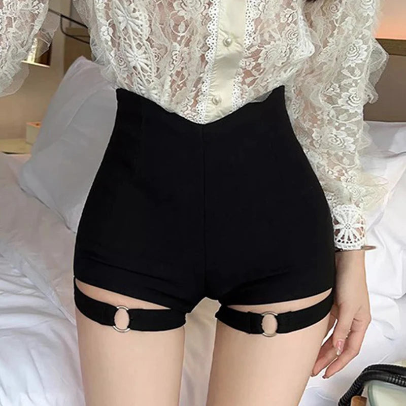 Irregular Tight Elastic Short