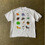 Vintage Harajuku Sports Print T-shirt