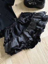 High Waist Cake Lace Vintage Skirt