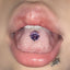 1.6mm Sweet Big Zircon Four Claw Tongue Ring