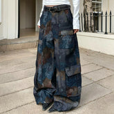 Camouflage Gothic Spliced Pant