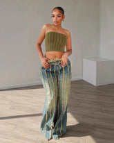 Sexy High Waist Gothic Straight Pant