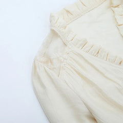 Gothic Batwing Sleeve V-Neck Blouse