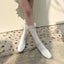 Gothic Ruffled Ballet Leg Sock