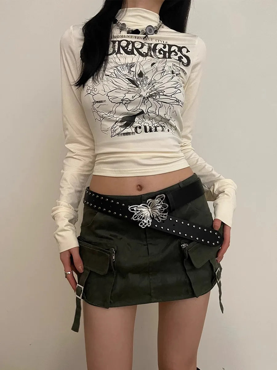 Hollow Bow Gothic Punk Style Belt