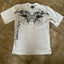 Skull Print Oversized Cotton T-shirt