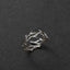 Punk Thorns Vine Red Rhinestones Gothic Ring