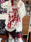 Gothic Grunge Hole Design Hoodie