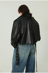 Unisex Oversized Motorcycle Jacket