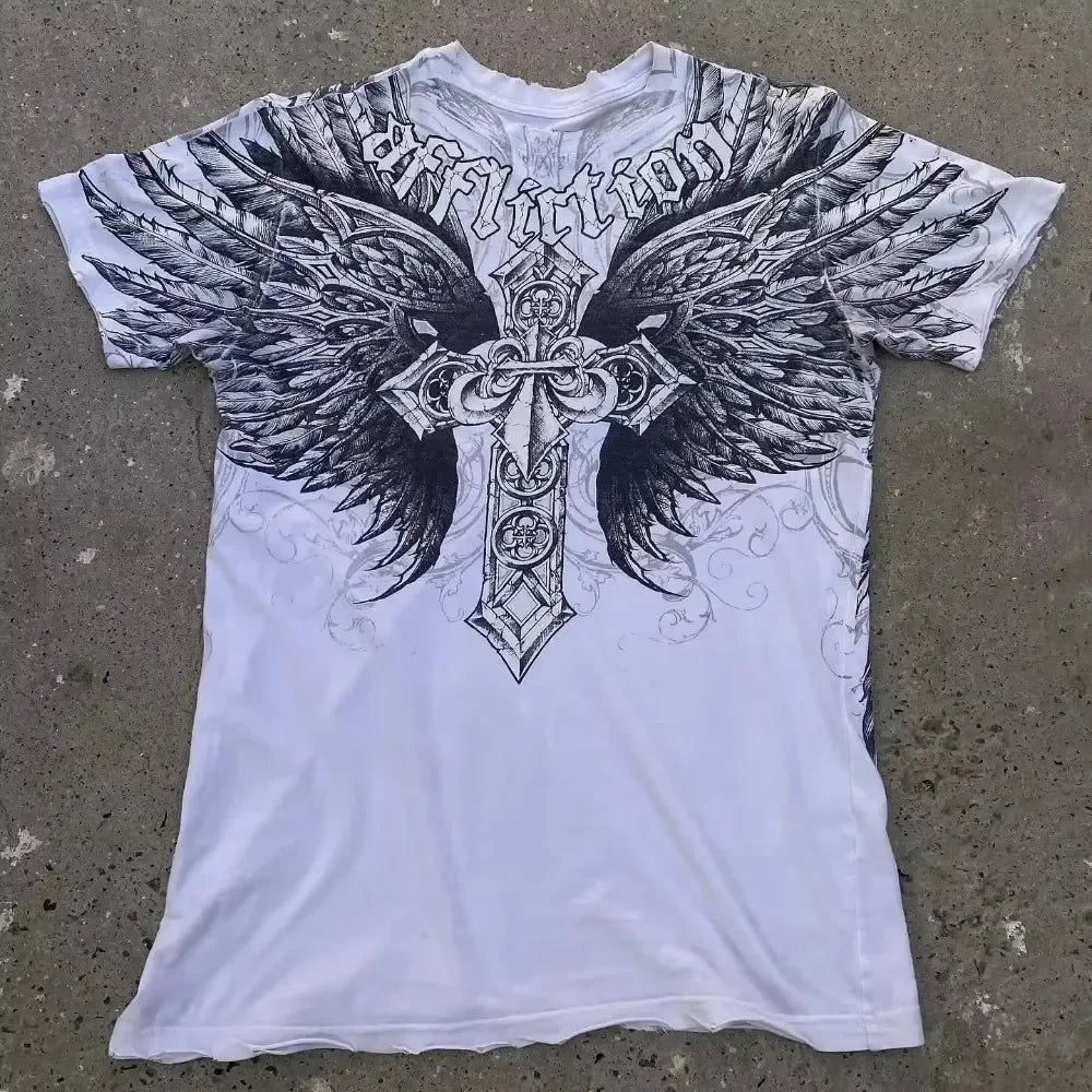 Dark Style Gothic Cotton T-shirt