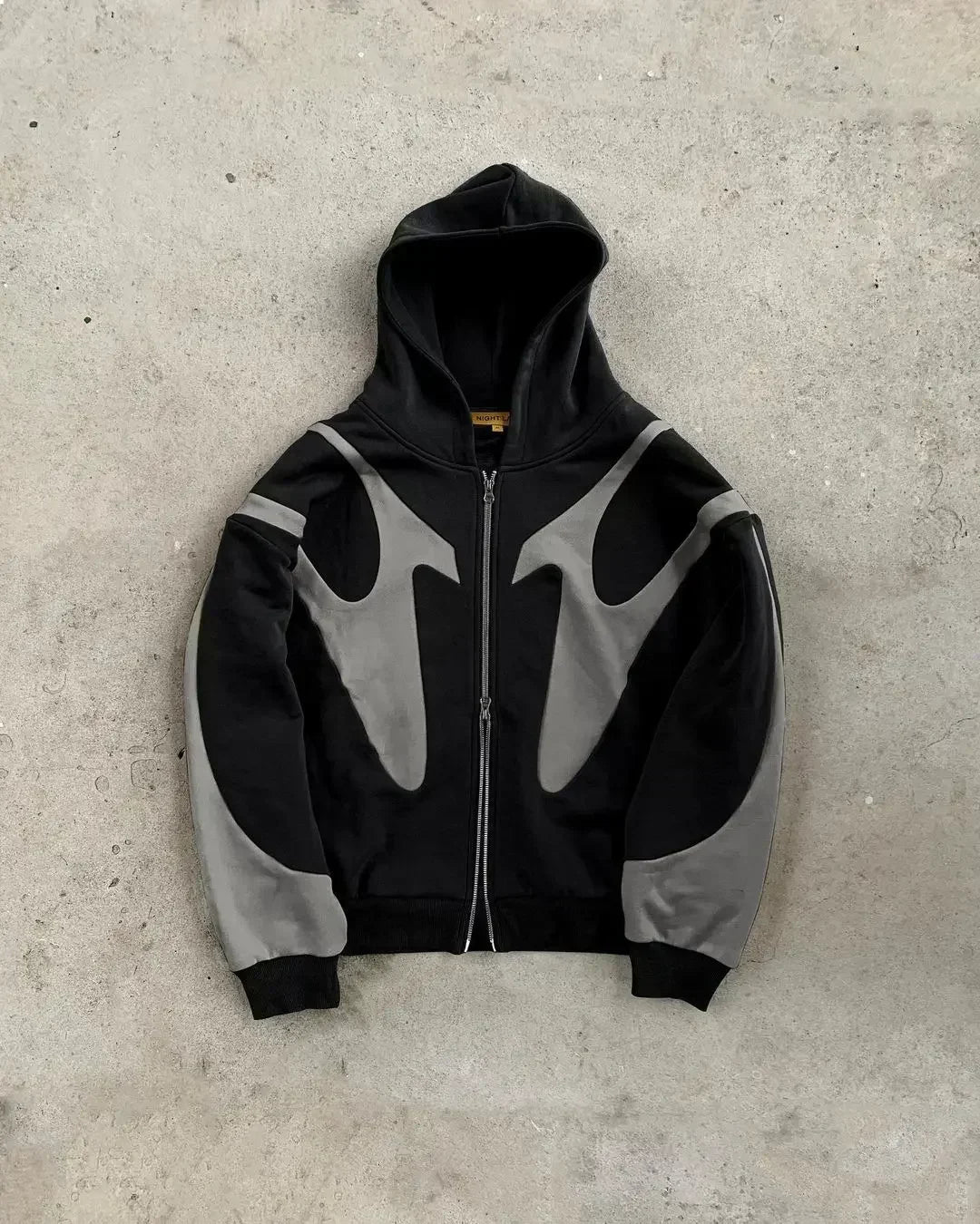 Gothic Flash Diamond Patch Hoodie