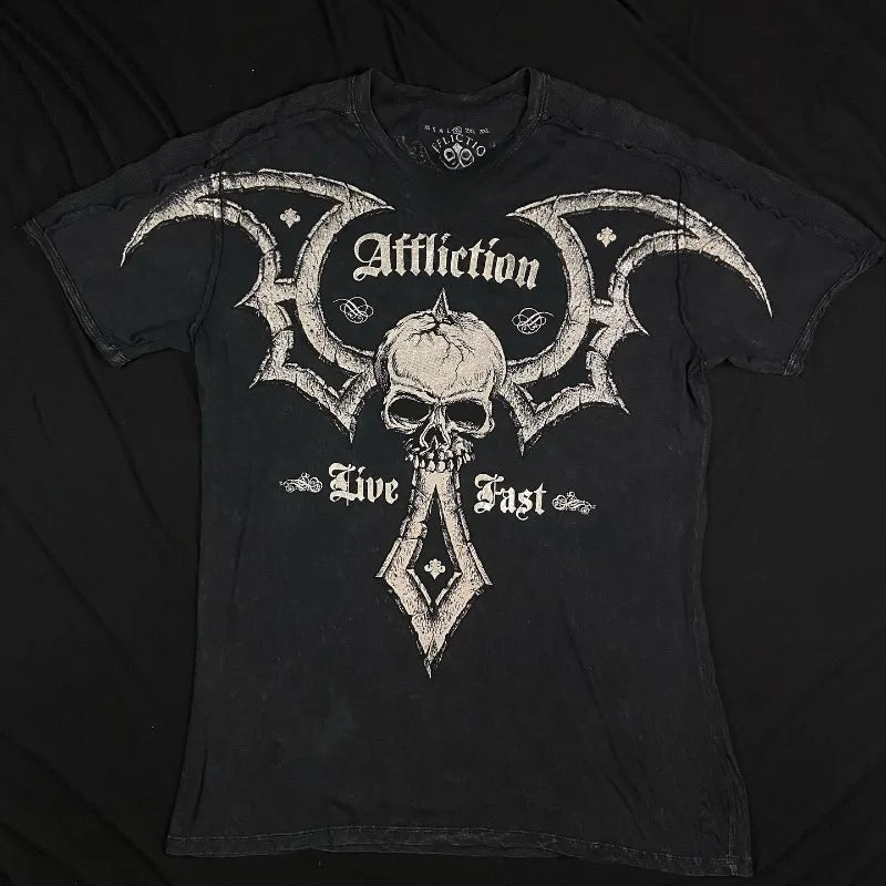 Skull Graphic Cotton T-shirt