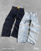 Y2K Gothic Tear Embroidered Pant