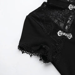 Mesh Patchwork Bodycon Midi Dress