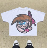 Streetwear Cartoon Kids Printed T-shirt