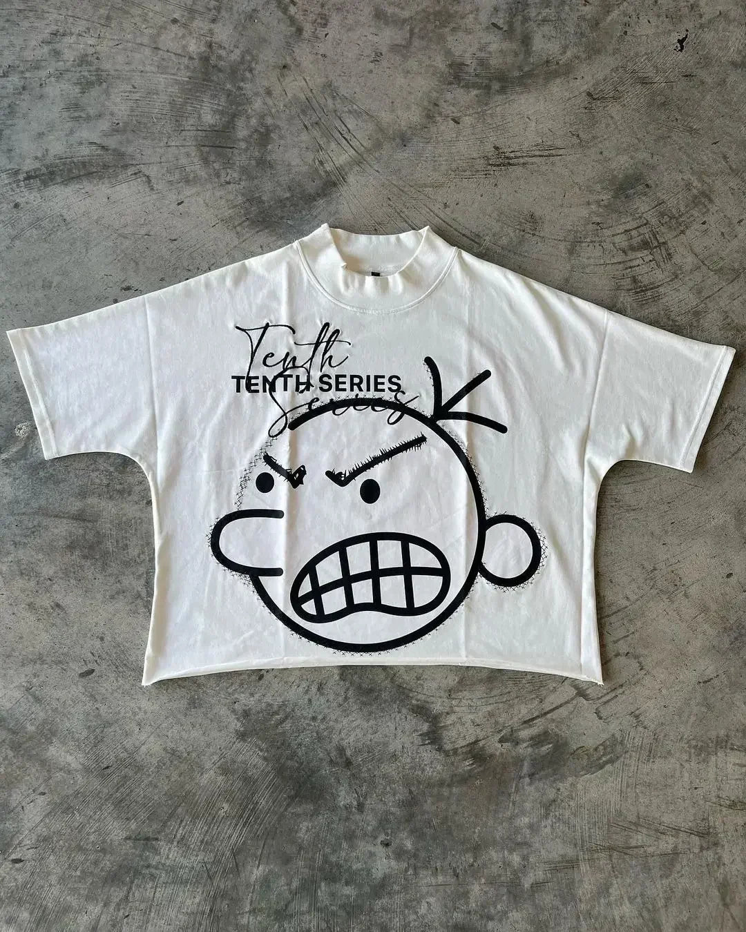 Punk Rock Graphic Cotton Oversized T-shirt