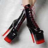 Ultra-fine High-heeled Steel Pipe Nightclub Short Boot