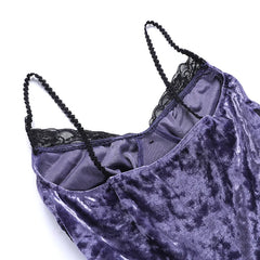 Elegant Velvet Lolita Midi Dress