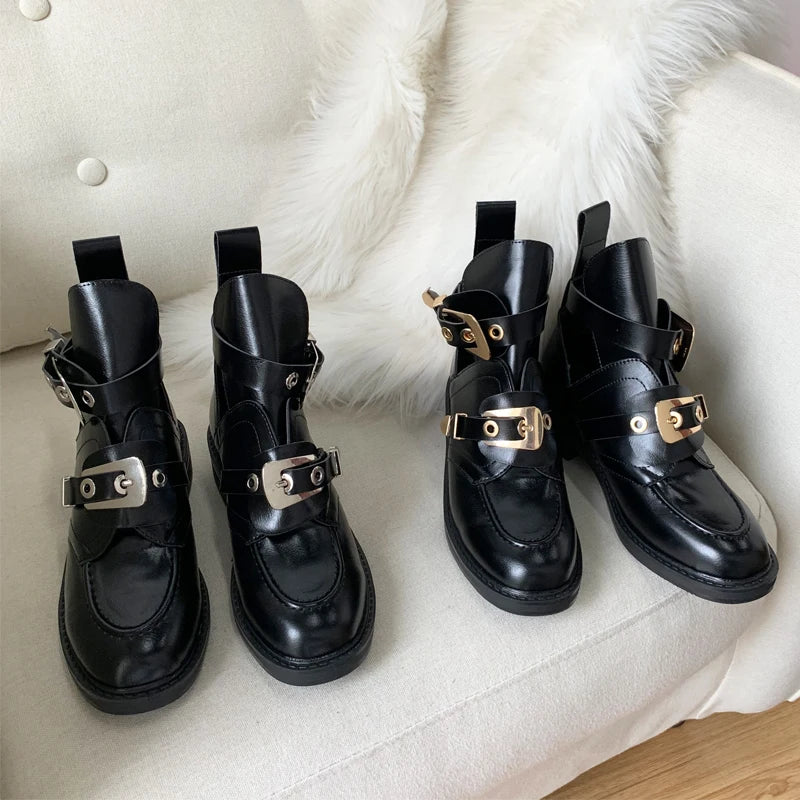 Platform British Style Retro Chelsea Gothic Boot