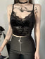 Lace Patchwork Velvet Crop Corset