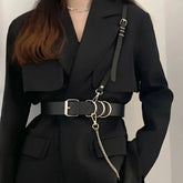 Fashion Gothic Leather Waist Belt