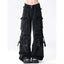Black Cargo Pocket Pants