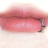 Spike Thorn Snake Bites Hinged Steel Lip Stud