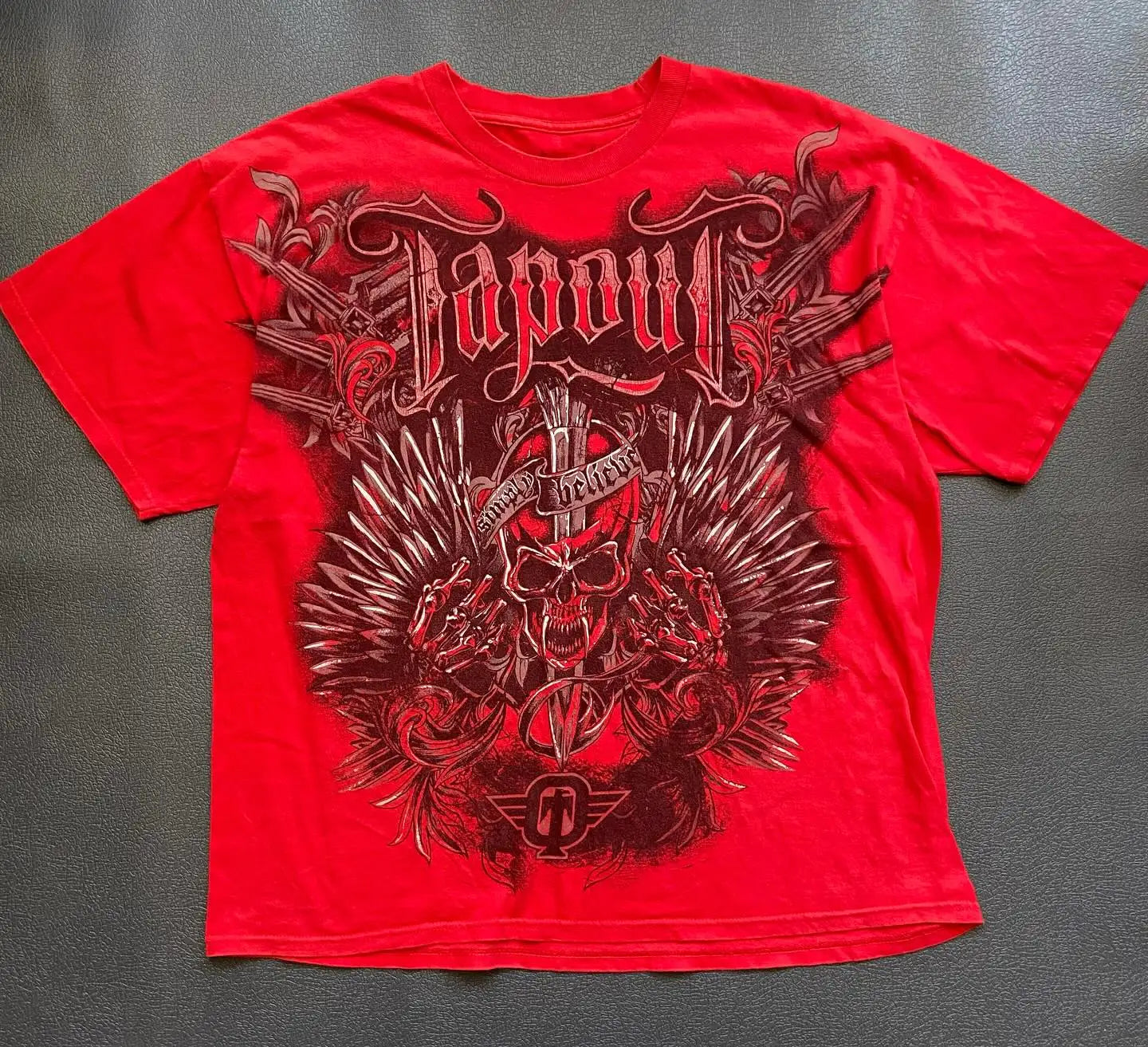 Gothic Retro Oversized Cotton T-shirt