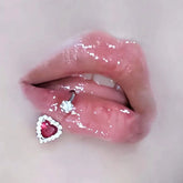 Diamond Mud Ball Cute Lip Stud