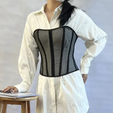 Sheer Mesh Corset