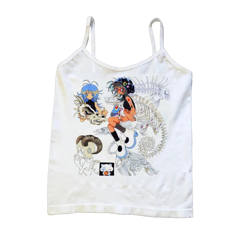 Anime Cartoon Graphic Cotton T-shirt
