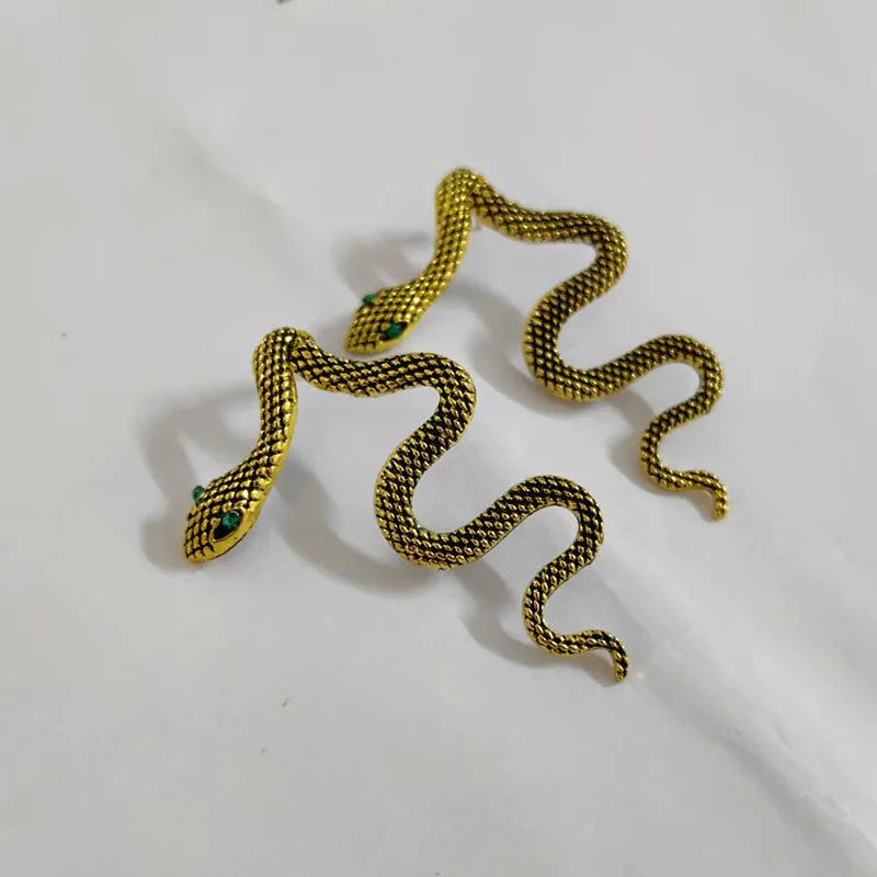 Exaggerated Snake Irregular Hanging Earring