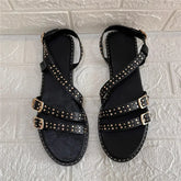 Fashion Rivet Strap Gothic Sandal