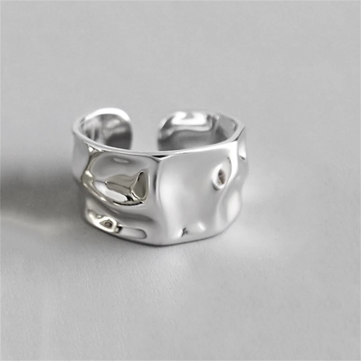 Fashion Silver Minimalist Gothic Ring