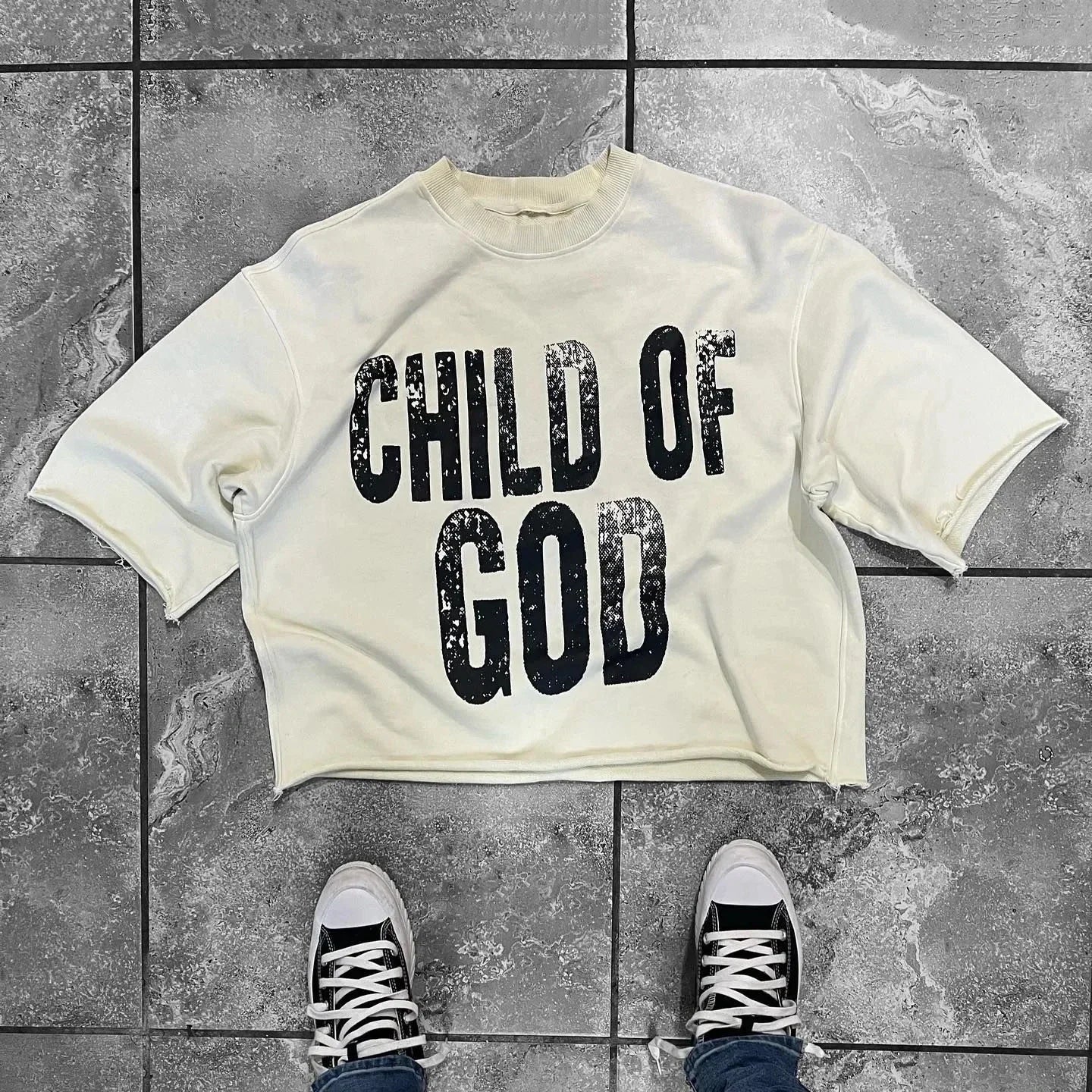 Retro Art Graphic Cotton Oversized T-shirt