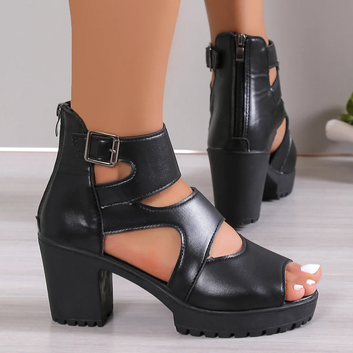High Heel Gothic Platform Sandal