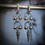 Silver Saturn 316L Stainless Steel Stud Earring