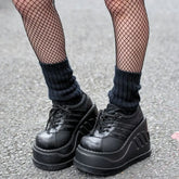 Vintage Gothic Lace-Up Platform Sneaker