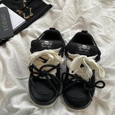 Gothic Wedge Chunky Platform Sneaker