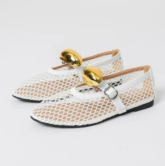 Ballerinas Woman 2024 Round Toe Casual Sneaker Summer Flat