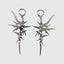 Vintage Crystal Cross Baroque Drop Earring