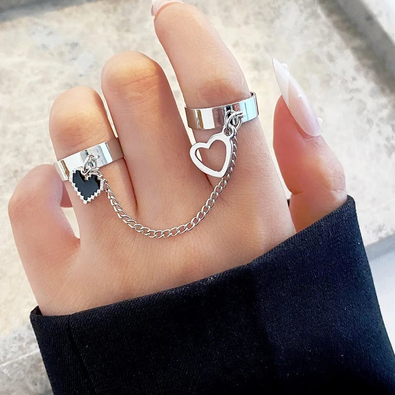 Vintage Cross Star Gothic Ring