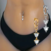 Fashion Butterfly Gothic Fake Belly Ring