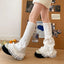 Gothic Lace Over Knee Knit Sock
