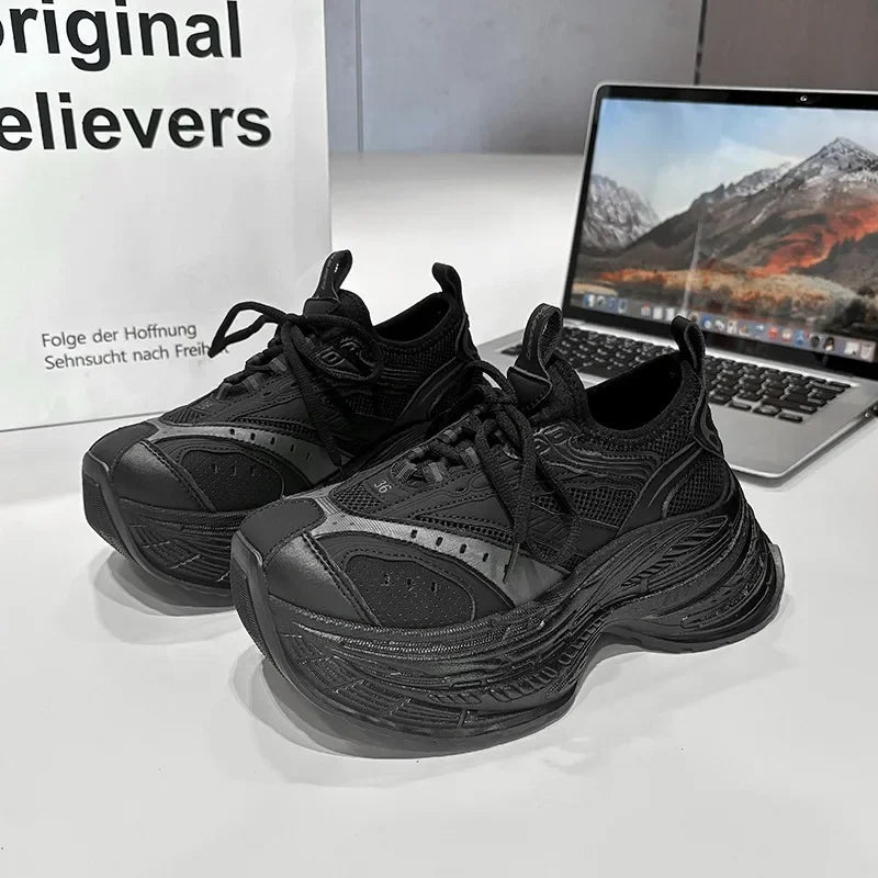 Gothic Vulcanized Platform Sneaker