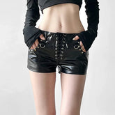 Skinny Fit Rivet Detail Shorts