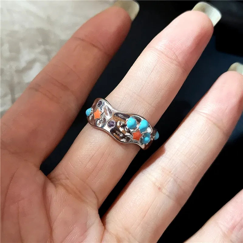 Cyberpunk Spinal Bone Gothic Claw Ring