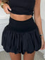 Corduroy Plush Patchwork Skirt