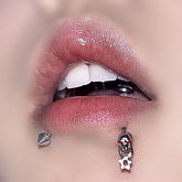 Blue Butterfly Delicate Titanium Steel Lip Stud